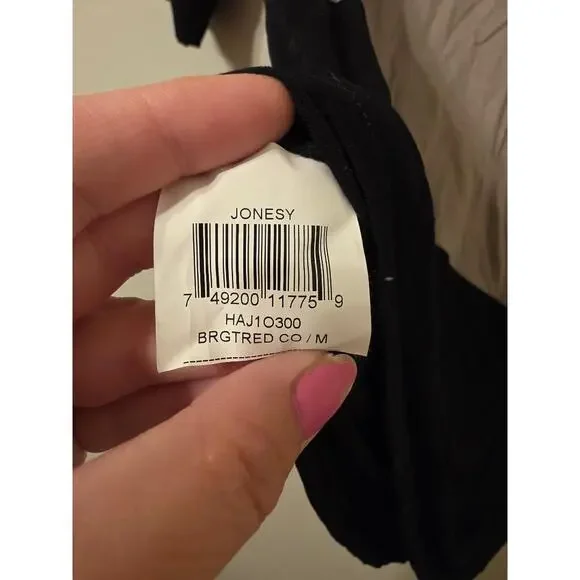 BCBGMAXAZRIA Slouchy Colorblock Dolman Top | Modal | Size M - Picture 7 of 7